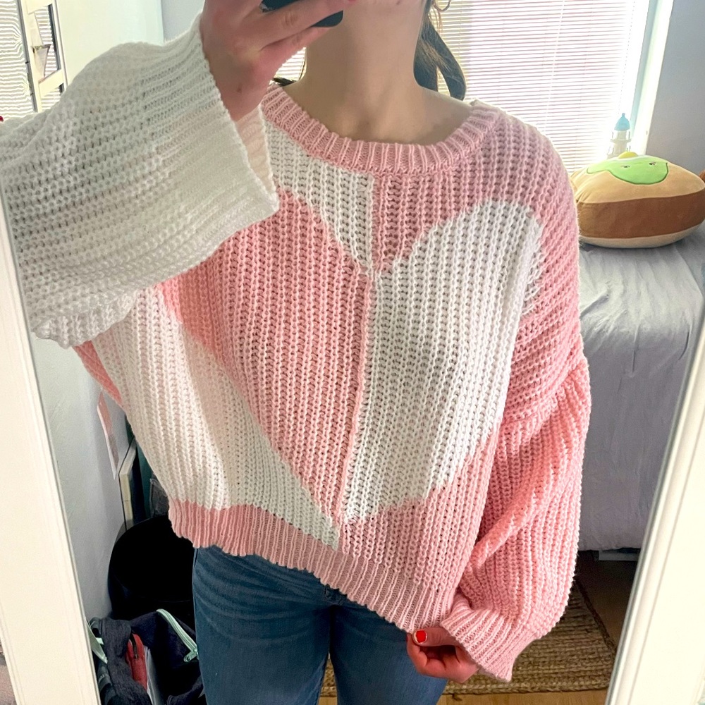 Women’s knit sweater pink